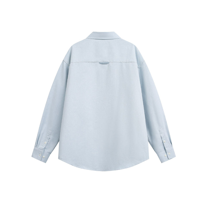 Unisex Oversize Patchwork Denim Shirt with Boxy Cut Mune Fashion
