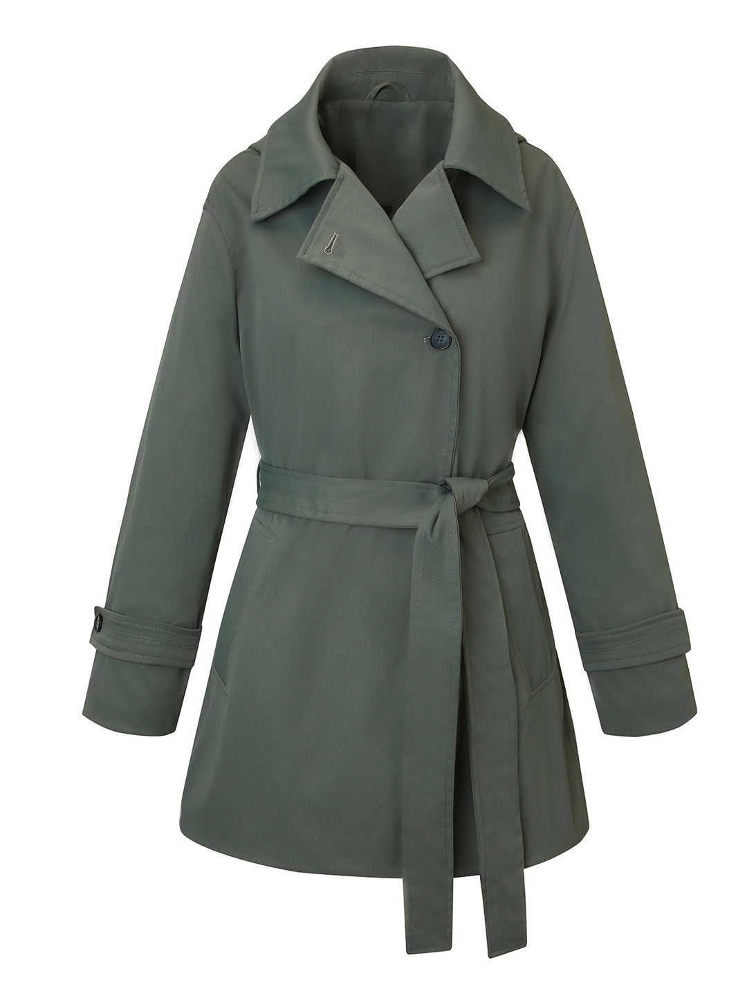Women Elegant and Timeless Trench Coat Mune Fashion