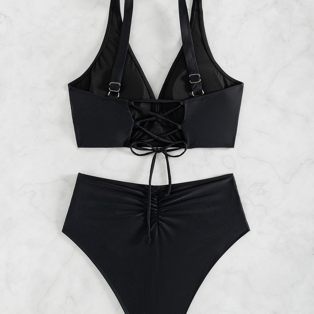 Women High-Waisted Swim Bikini Mune Fashion