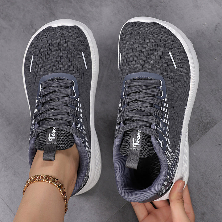Women’s ergonomic comfort sneaker with seamless mesh upper and wedge cushioning Mune Fashion