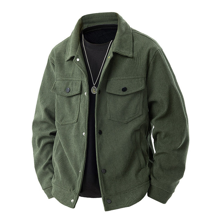 Men's Stylish Cord Jacket with Pockets Mune Fashion