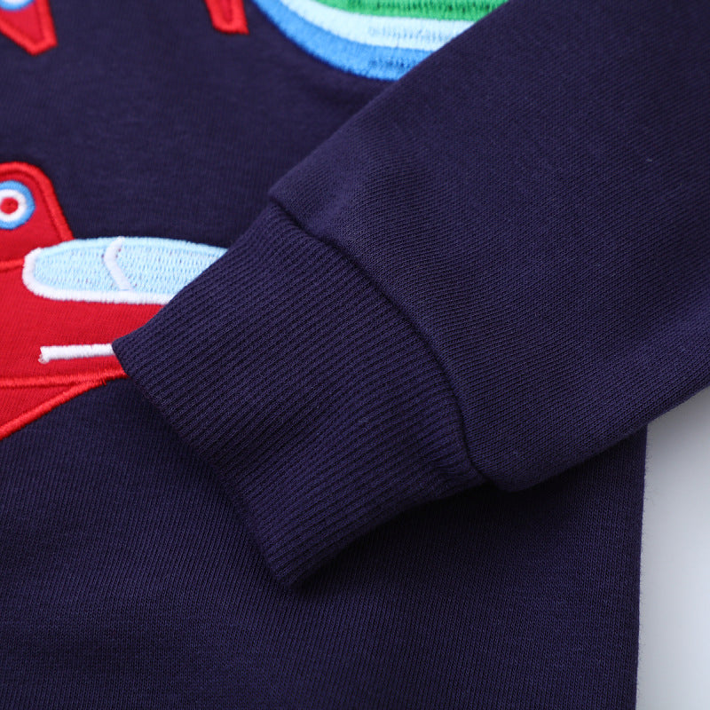 Boys sweatshirt with exciting airplane design Mune Fashion