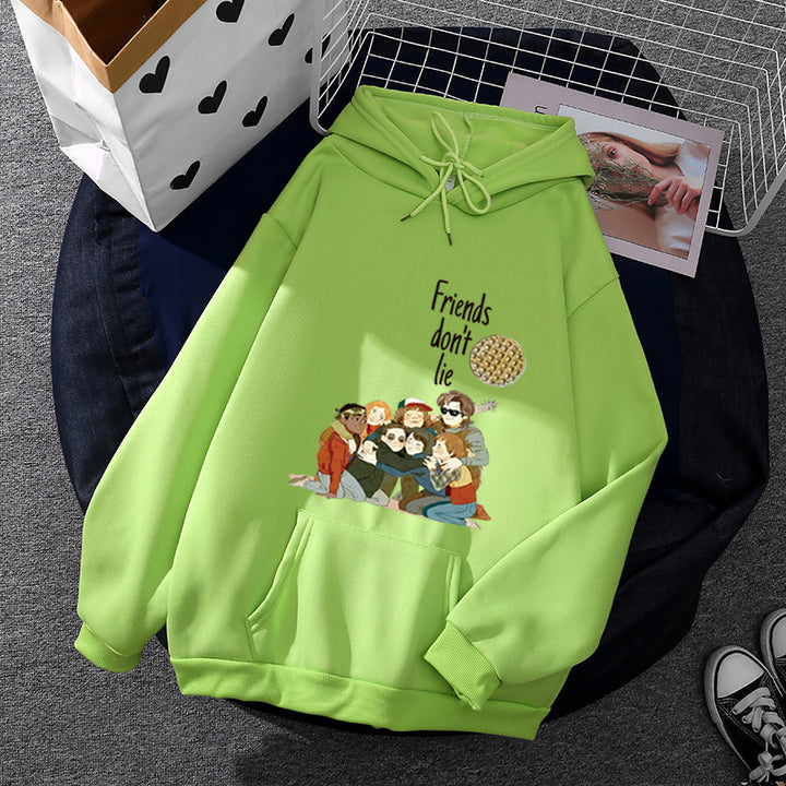 Women's statement hoodie in oversized fit with soft fleece lining and kangaroo pocket Mune Fashion