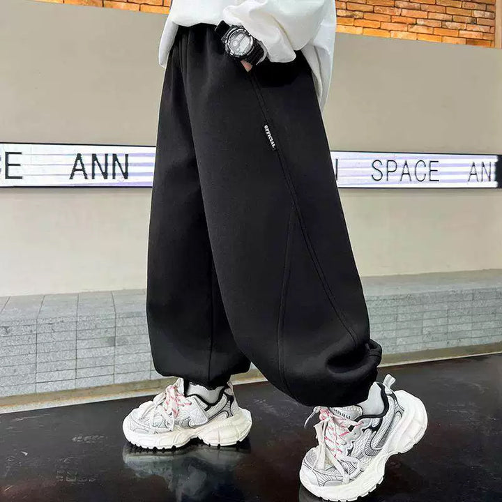 Unisex wide jogging pants with elastic waistband Mune Fashion