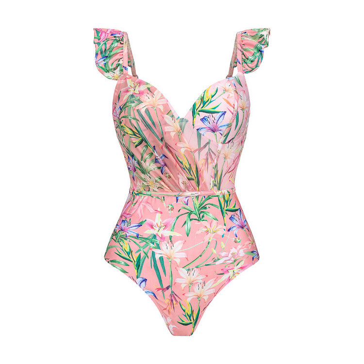 Women's bikini set with elegant, long transparent sleeves Mune Fashion