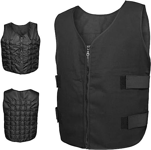 Men's therapeutic cooling heat therapy vest with removable shoulder and arm pads Mune Fashion