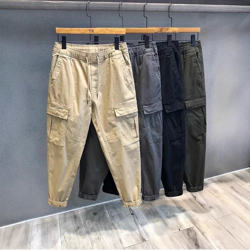 Men's cargo pants in camouflage utility style with straight leg and durable canvas Mune Fashion