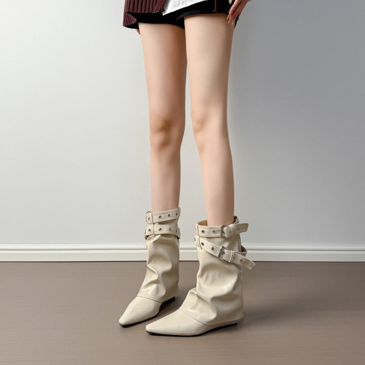 Women Fashionable and Elegant Ankle Boots Mune Fashion
