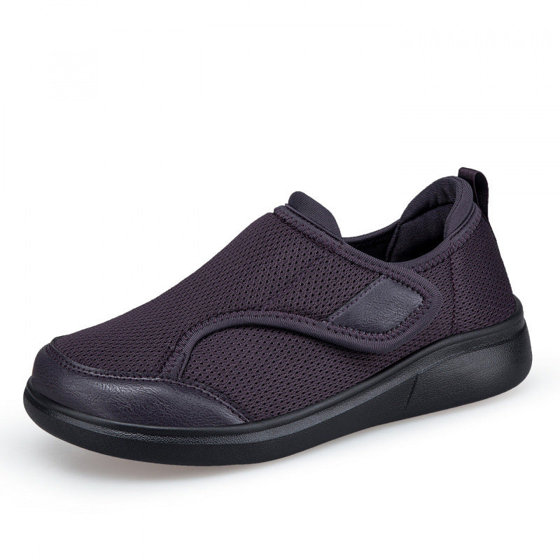 Ladies Comfort Slippers with Breathable Mesh and Elastic Entry Mune Fashion