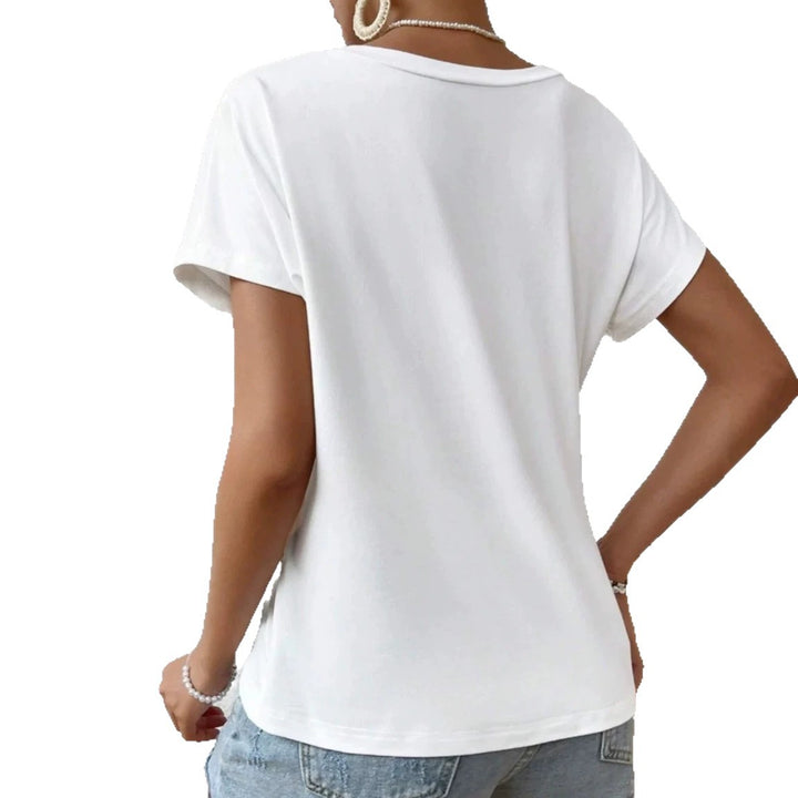 Women's asymmetrical knot shirt with side twist and elongated pointed hem Mune Fashion