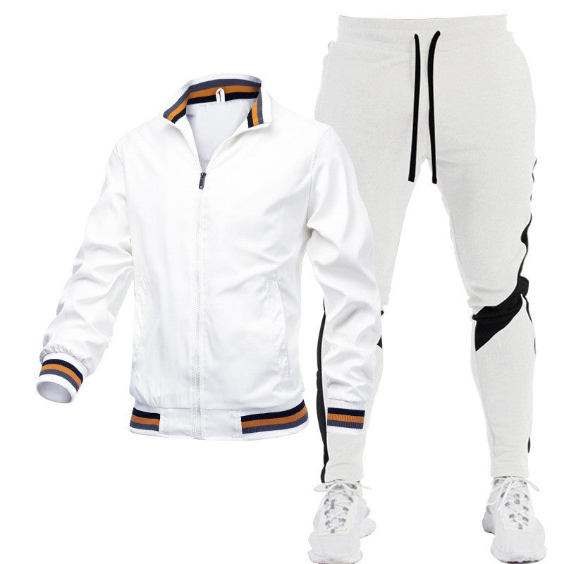Men's Sporty Track Jacket and Jogging Pants Set Mune Fashion