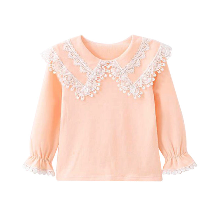 Women's sweatshirt with high lace collar Mune Fashion