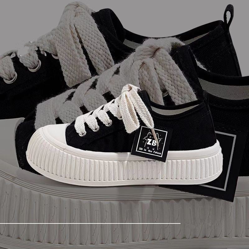 Women's sneakers with trendy platform sole and comfortable upper material Mune Fashion