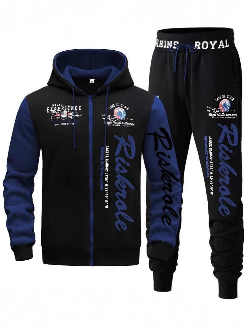Men's Sporty Hoodie and Jogging Pants Set Mune Fashion