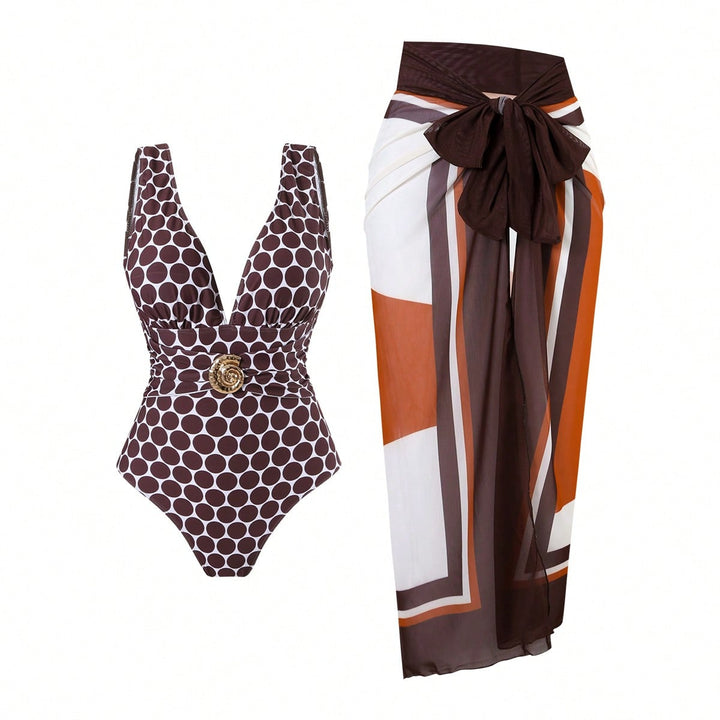 Women’s swimsuit with exclusive wrap skirt Mune Fashion