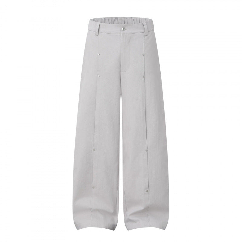 Women Wide High-Waist Culotte Pants made of structured cotton blend Mune Fashion