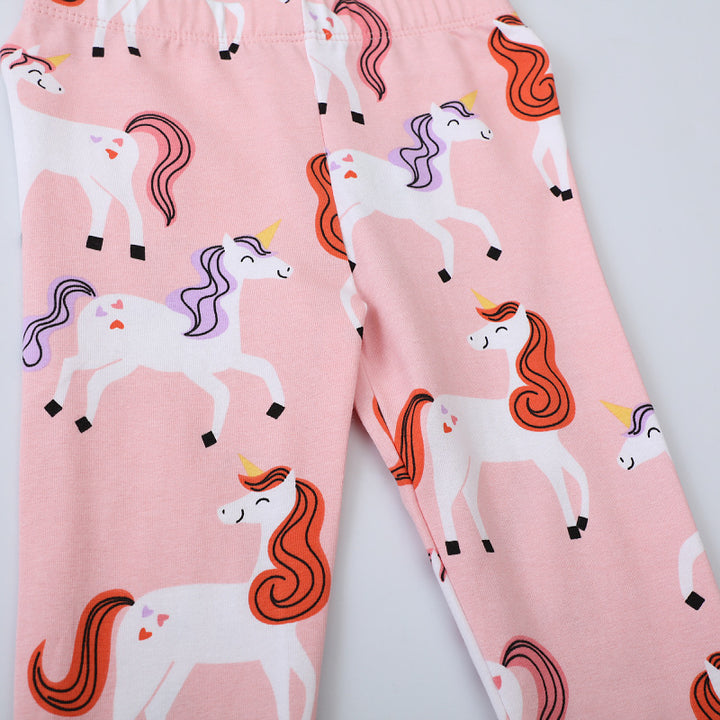 Girls leggings with cute unicorn designs Mune Fashion