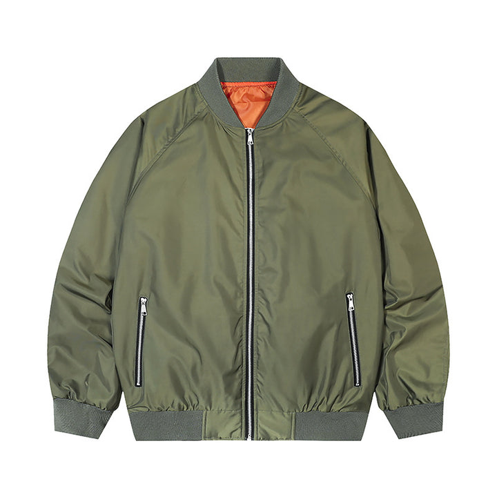 Men's Stylish Bomber Jacket with High Collar Mune Fashion