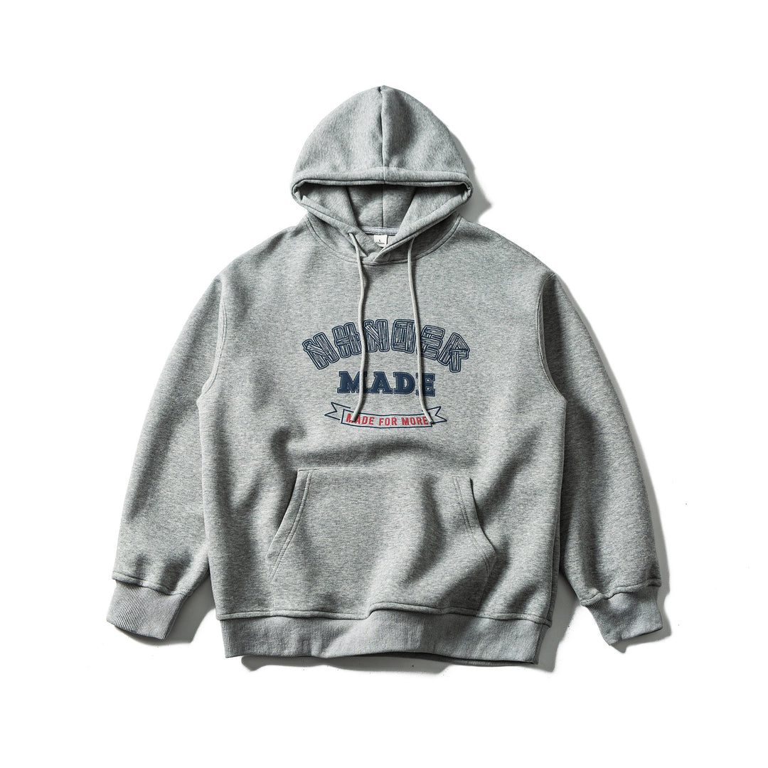 Unisex Oversize Hoodie made of heavy cotton blend with front print and kangaroo pocket Mune Fashion