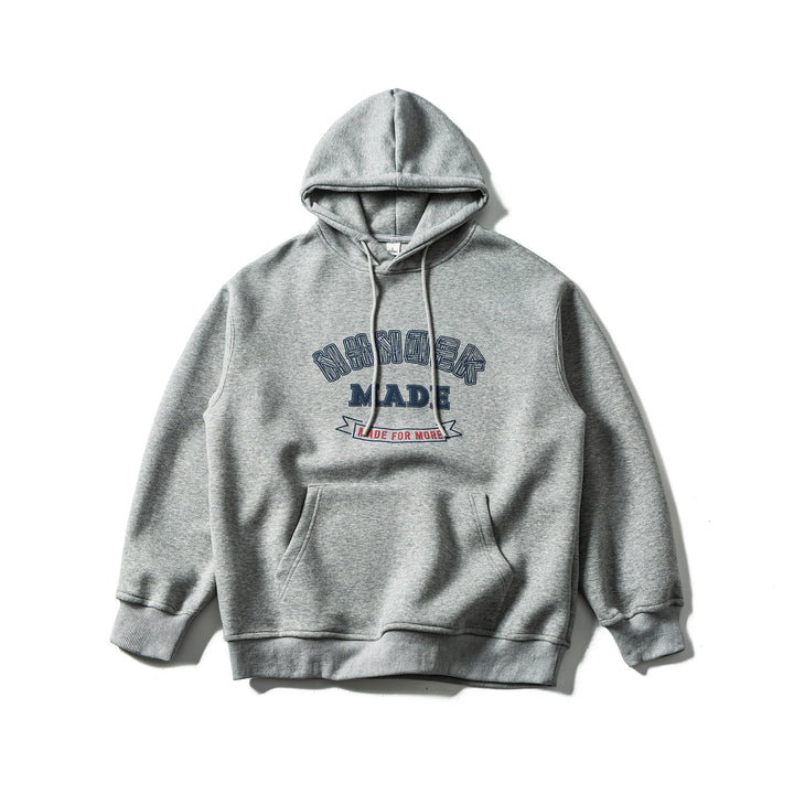 Unisex Oversize Hoodie made of heavy cotton blend with front print and kangaroo pocket Mune Fashion