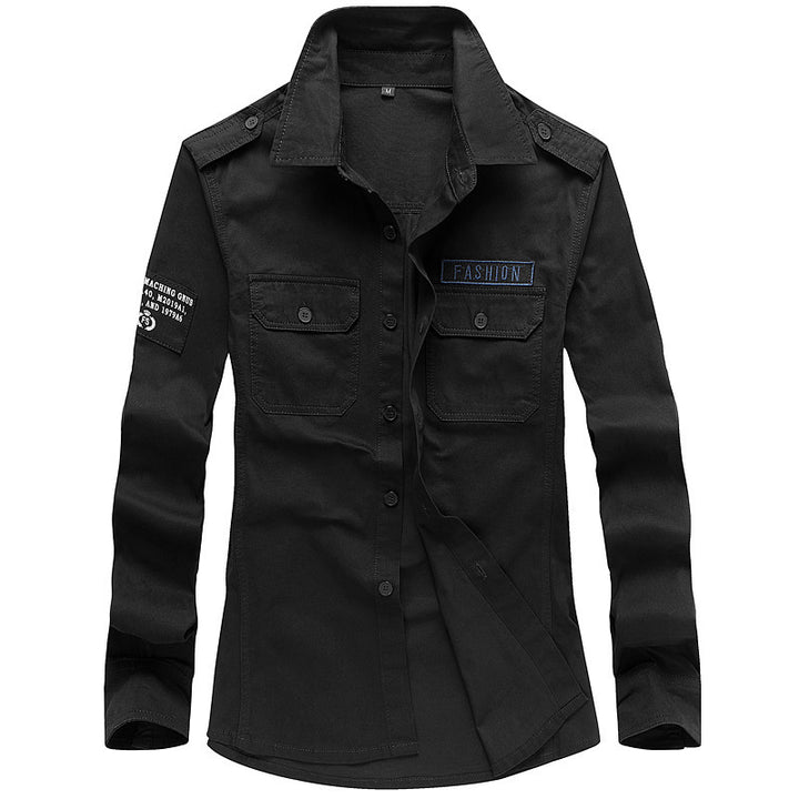 Men's Fashion Shirt Jacket with Practical Pockets Mune Fashion