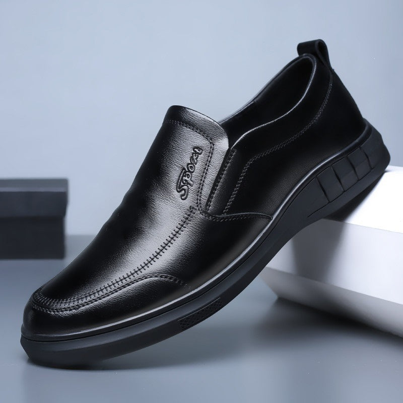 Men's Elegant Slip-On Leather Shoes Mune Fashion 1788175503