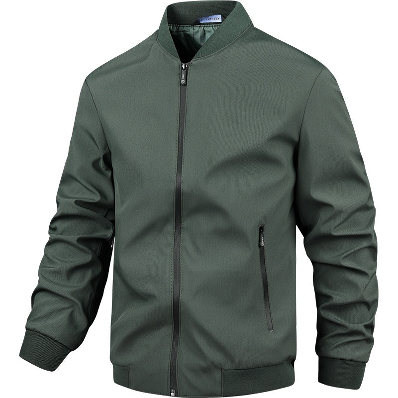 Men's Stylish Casual Jacket with Stand-up Collar Mune Fashion 1787738675