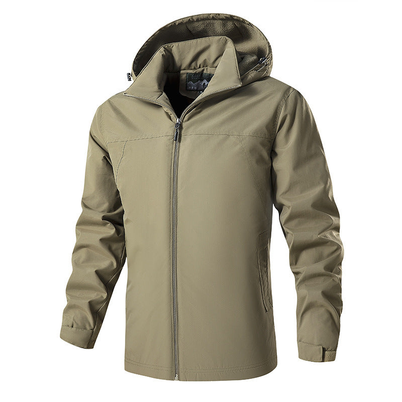 Men's lightweight outdoor jacket with hood Mune Fashion