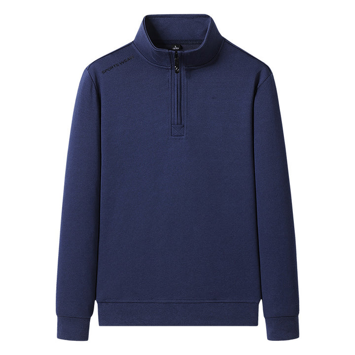 Men's Sporty Stand-Up Collar Sweater Mune Fashion