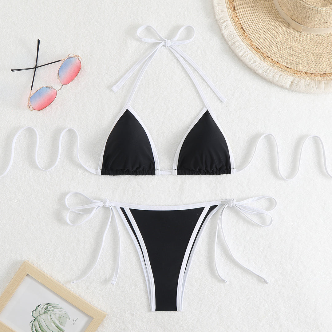 Women Triangle Bikini with Adjustable Straps Mune Fashion