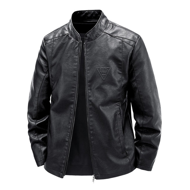 Men's High-Quality Faux Leather Jacket Mune Fashion