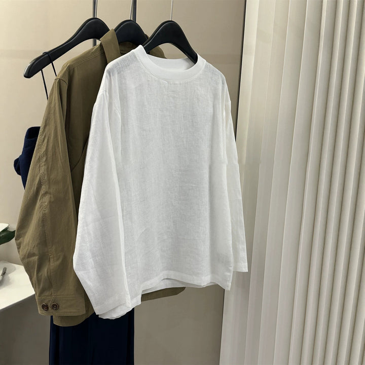 Women's Casual Linen Top Mune Fashion