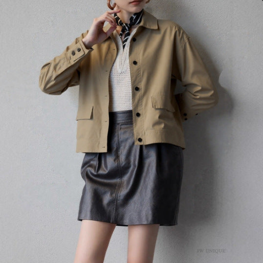 Women's Stylish Utility Jacket with Versatile Design Mune Fashion