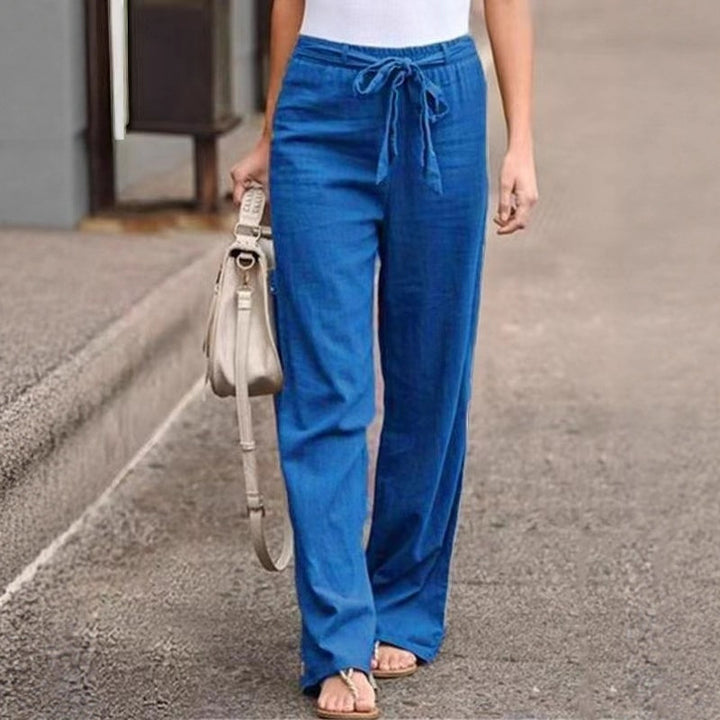 Women Comfortable and Elegant Linen Pants Mune Fashion