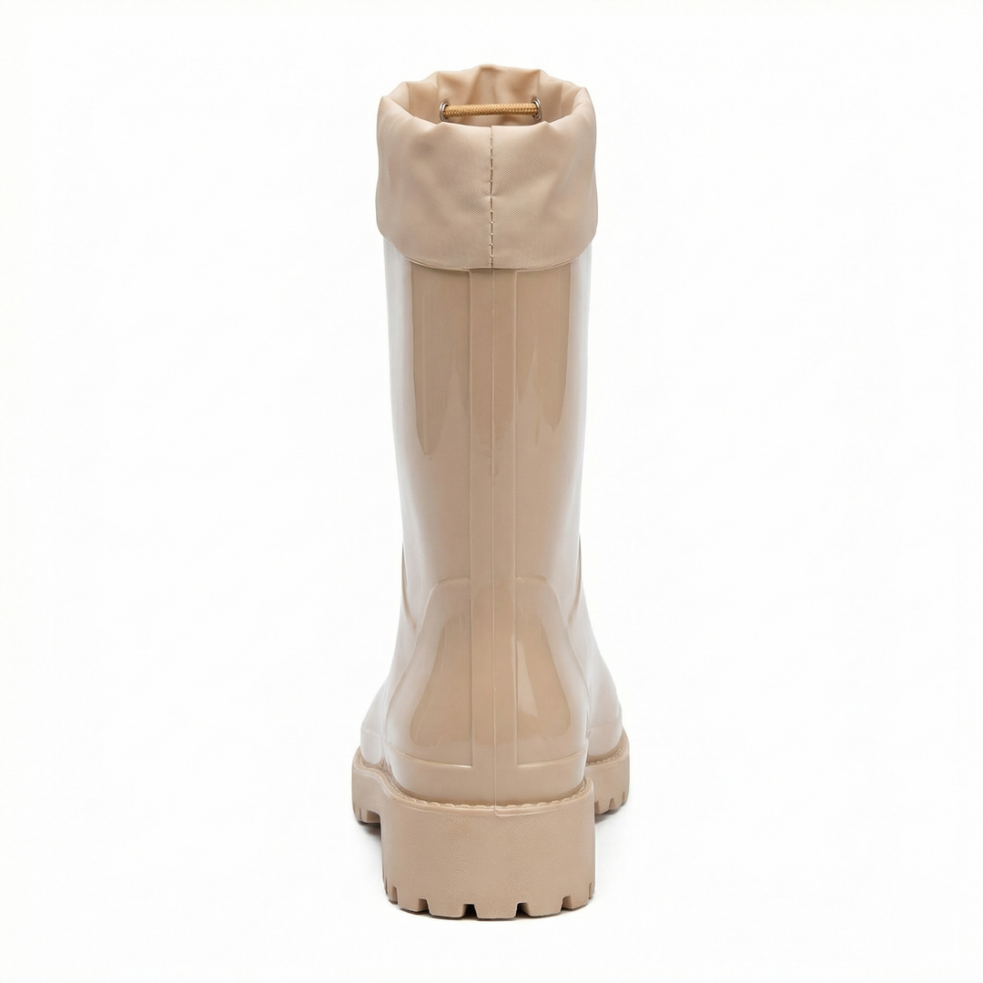 Women High Quality and Stylish Rubber Boots with Adjustable Lacing System Mune Fashion
