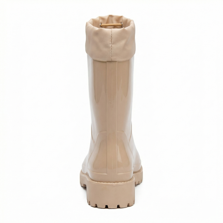 Women High Quality and Stylish Rubber Boots with Adjustable Lacing System Mune Fashion