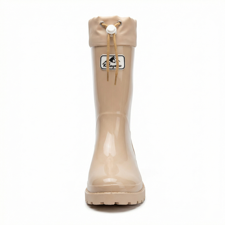 Women High Quality and Stylish Rubber Boots with Adjustable Lacing System Mune Fashion
