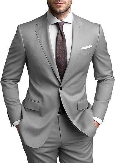 Men's tailored single-button suit set with slim silhouette and stretch comfort Mune Fashion