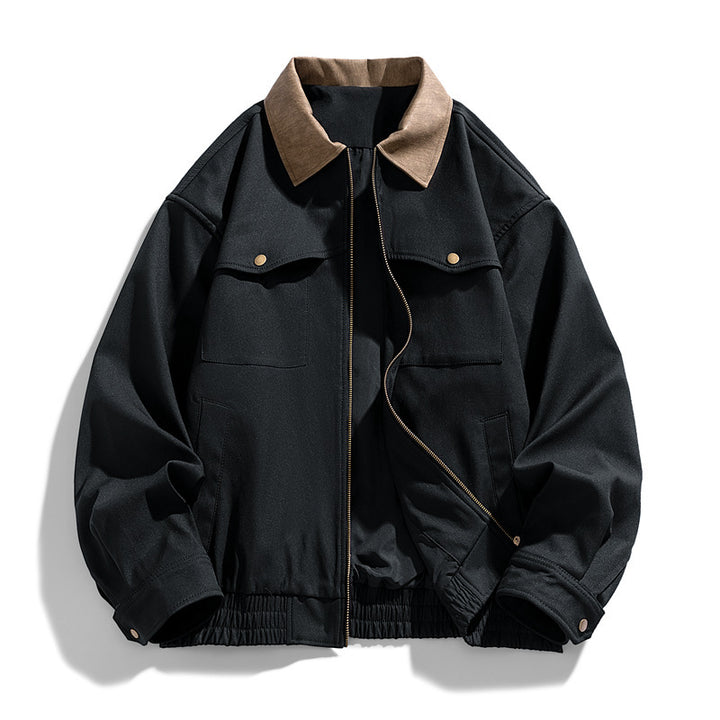 Men's Fashionable Nylon Jacket with Pockets Mune Fashion