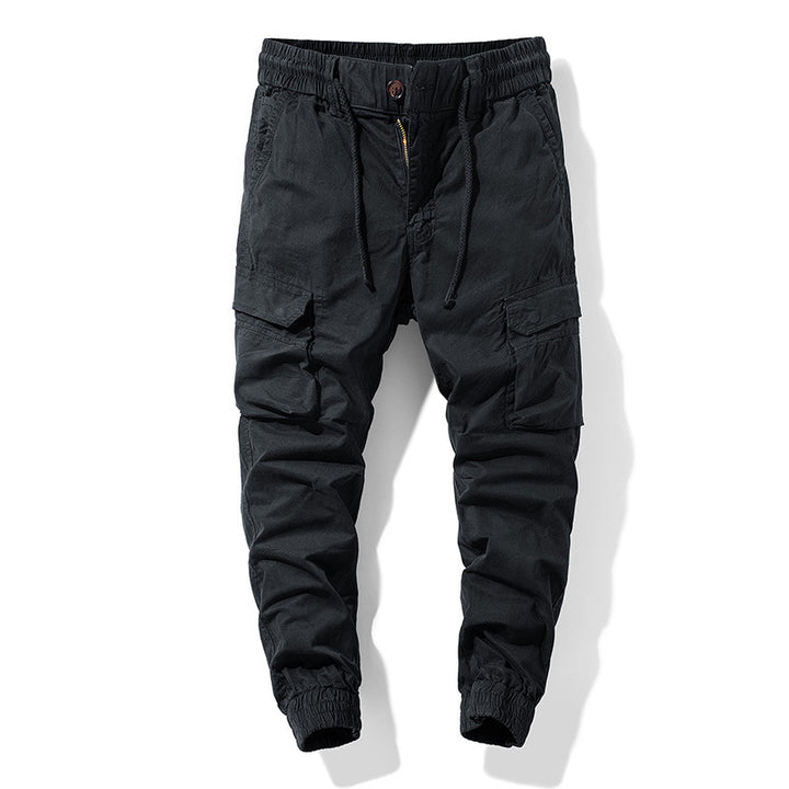 Men's tapered cargo pants in jogger style with elastic comfort waistband and generous pocket organization Mune Fashion