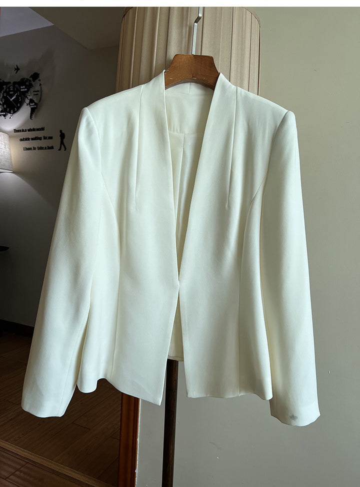Ladies Elegant Blazer with Asymmetric Cut Mune Fashion