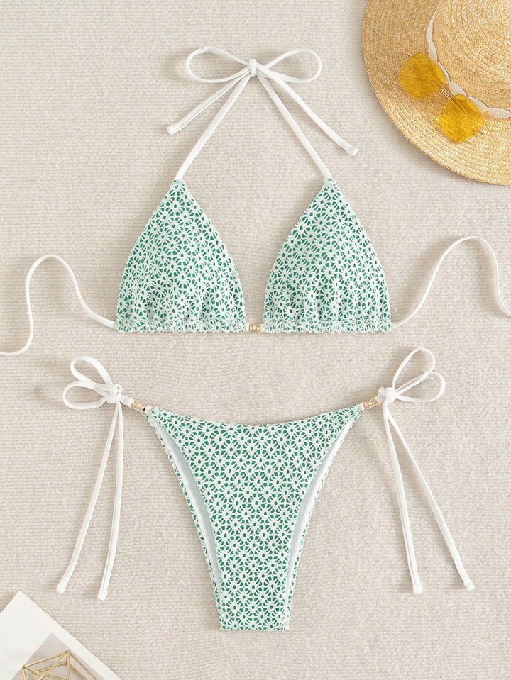 Ladies refined bikini cut with adjustable ties Mune Fashion