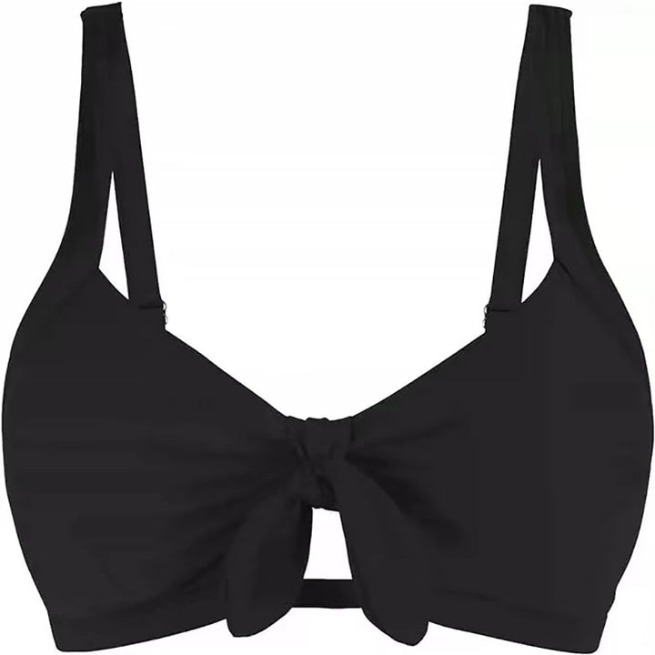 Women's Sporty Bikini Top with Stylish Knot Detail Mune Fashion