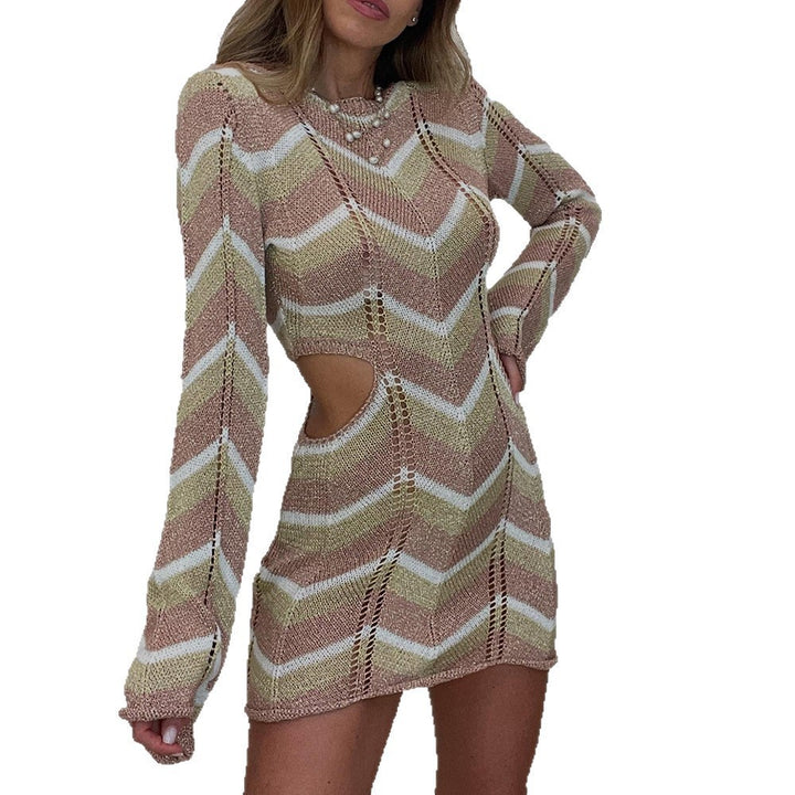Women crocheted beach dress with side cut-outs Mune Fashion