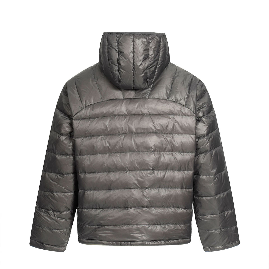 Men's short cut padded half-zip puffer with stand-up hood and ultra-light insulation Mune Fashion