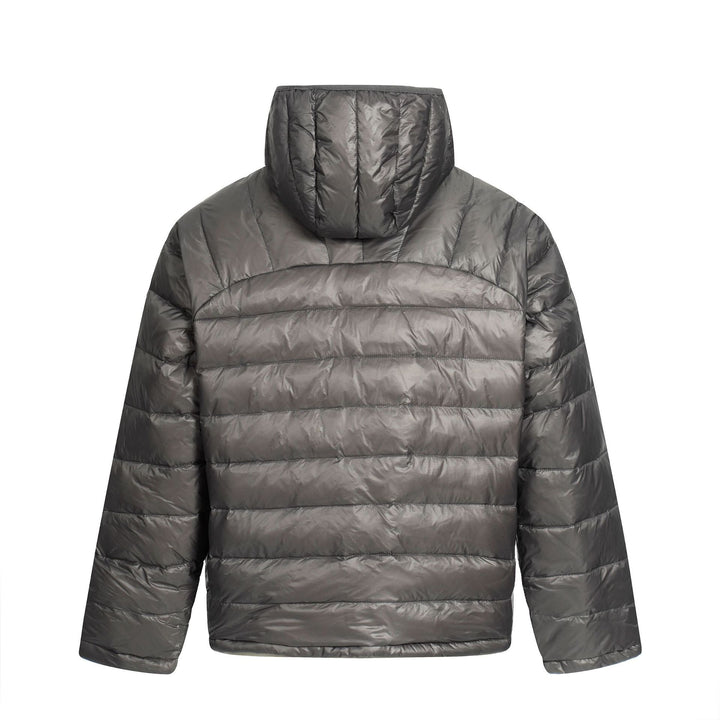 Men's short cut padded half-zip puffer with stand-up hood and ultra-light insulation Mune Fashion