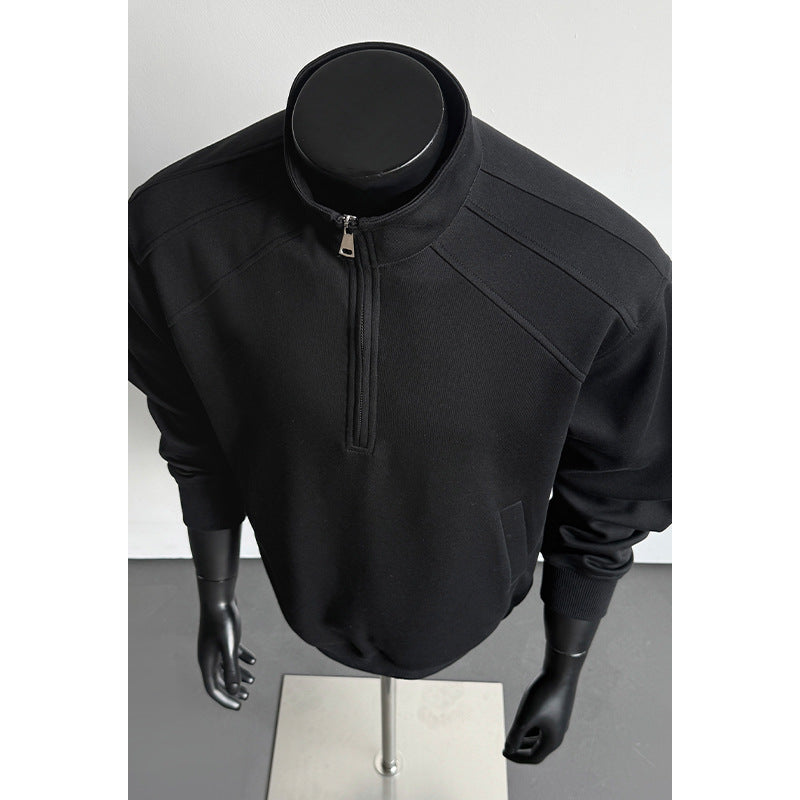Men's Sporty Zip Sweatshirt with Modern Cut Mune Fashion