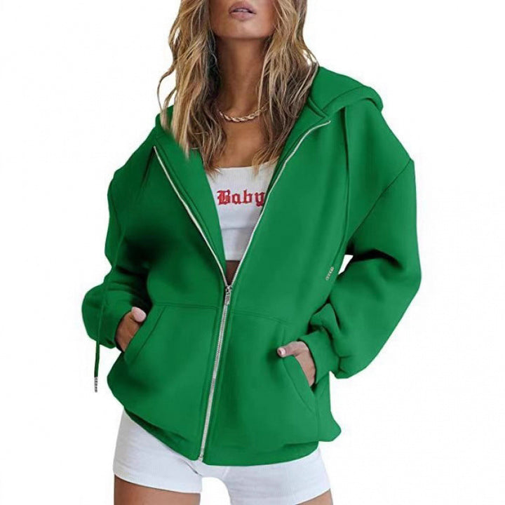Women Oversized Hoodie Jacket Mune Fashion