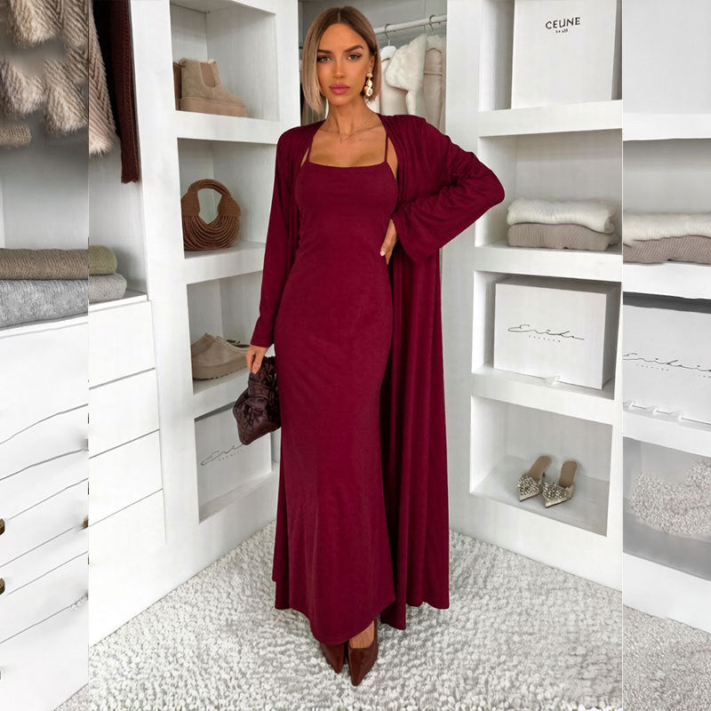 Women Long Maxi Dress with Flattering Cut Mune Fashion