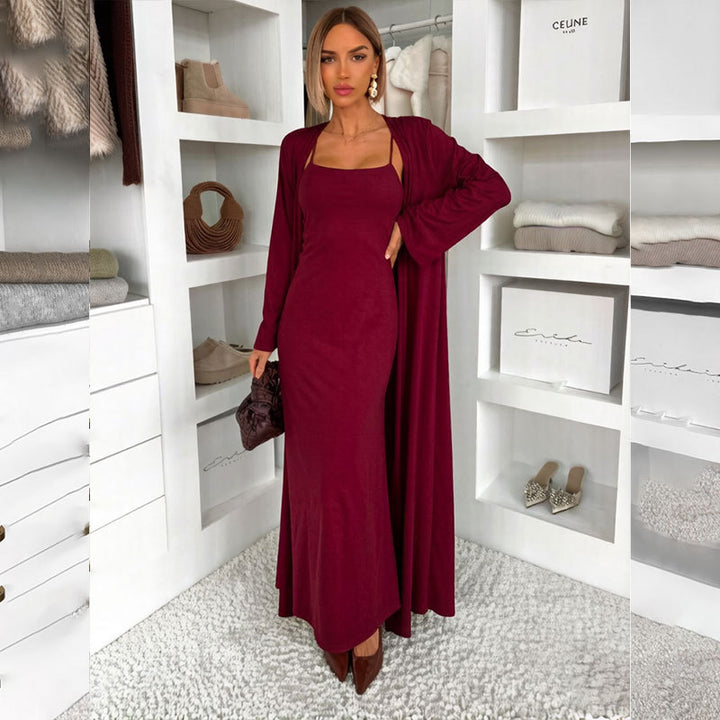 Women Long Maxi Dress with Flattering Cut Mune Fashion